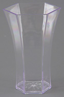 10 Inch Clear Rose Vase DL44CLR main image