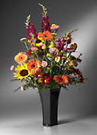10 Inch Rose Vase Black DL44BLK-image