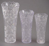 Cut Crystal Look Vase-image